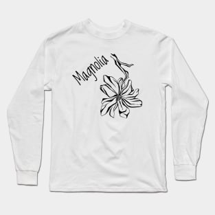 Magnolia flower Long Sleeve T-Shirt